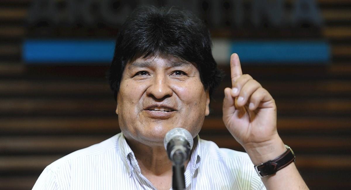 El expresidente de Bolivia, Evo Morales. Foto: EFE