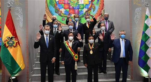 Ofrenda a la Pachamama da la bienvenida al presidente