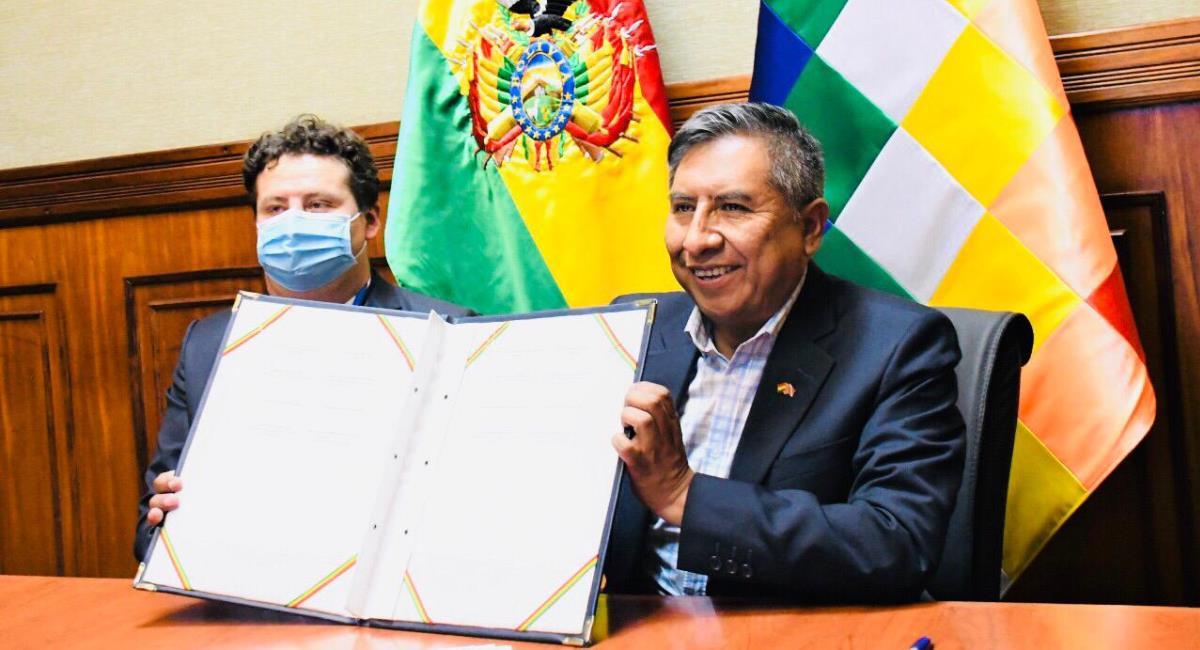 Bolivia se adhiere a la Declaratoria de constitución de un Mecanismo Regional de Cooperación en el Ámbito Espacial. Foto: Twitter @MRE_Bolivia