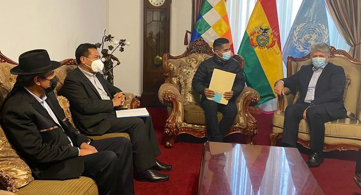 Acompañamiento de ese organismo multilateral en el proceso de consolidación de la cultura de paz en Bolivia. Foto: ABI