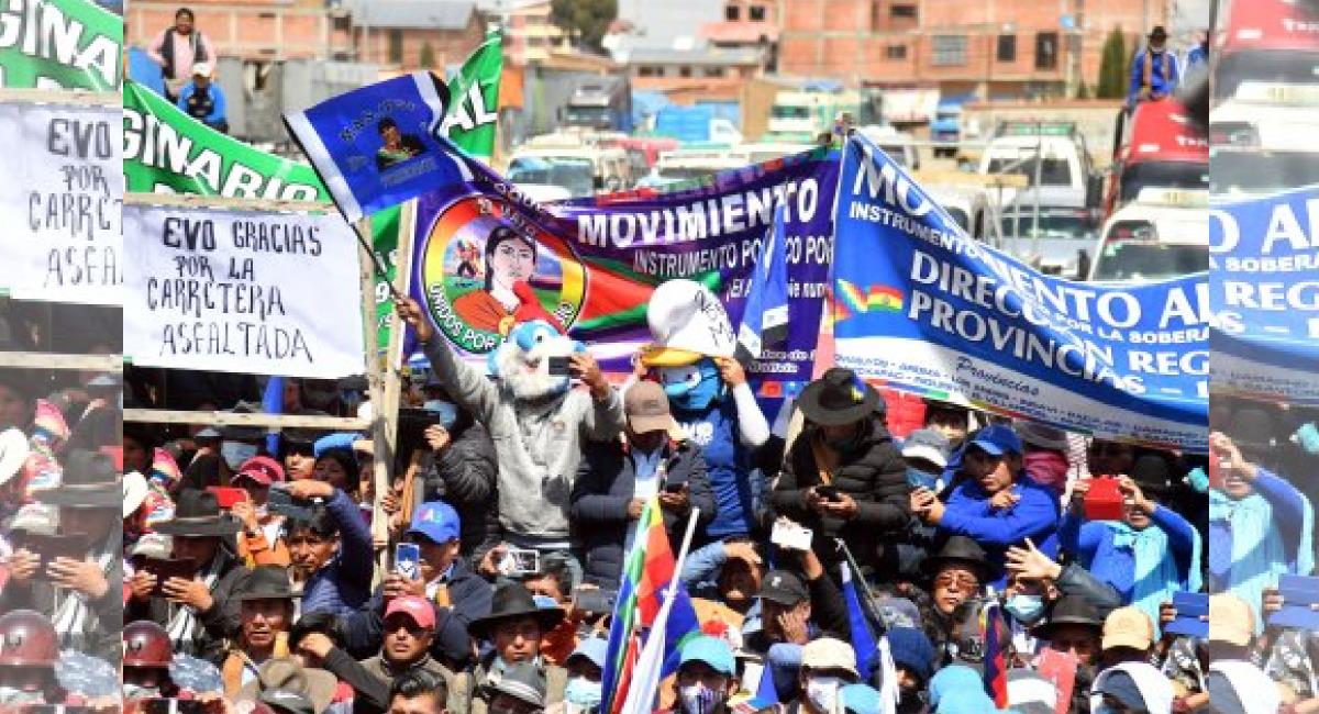 El MAS aclara que no firmará alianzas para las elecciones subnacionales. Foto: Twitter @abi_bolivia