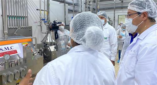 Nueva planta de lácteos en el trópico de Cochabamba podrá procesar 13.000 litros por día
