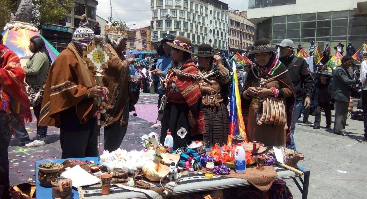 Fiesta del Illapacha de los Andes. Foto: ABI