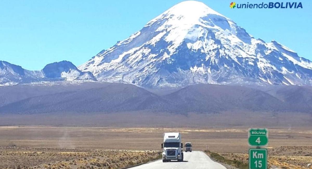 Las carreteras fundamentales de Oruro están transitables. Foto: Twitter @AdmCarreterasBo