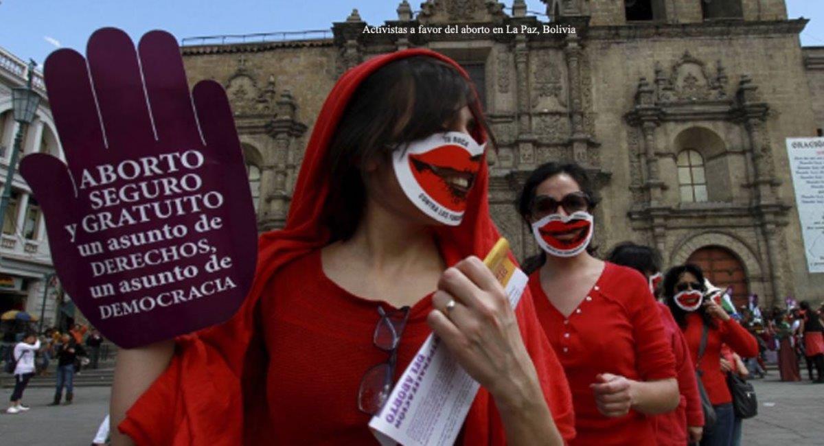 Activistas: ley de aborto en Argentina inspira a retomar el debate en Bolivia. Foto: ABI