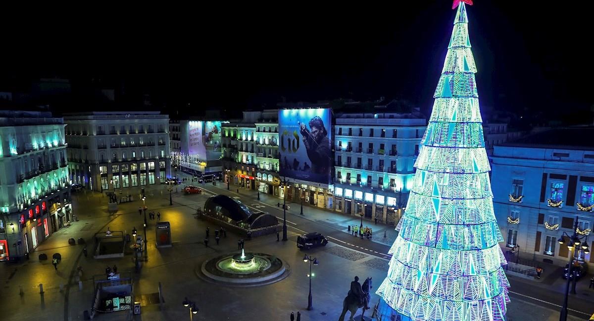 La Puerta del Sol en Madrid. Foto: EFE