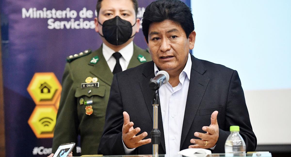 Ministro de Obras Públicas, Servicios y Vivienda de Bolivia, Édgar Montaño. Foto: ABI