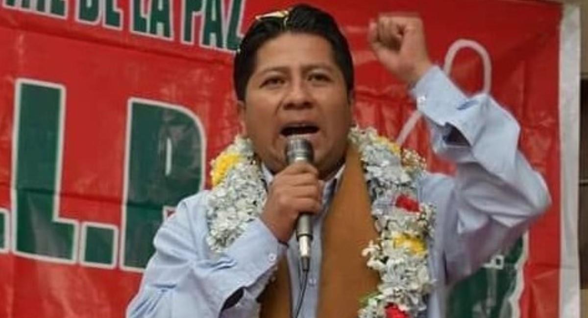 El presidente de Jallalla La Paz, Leopoldo Chui. Foto: ABI