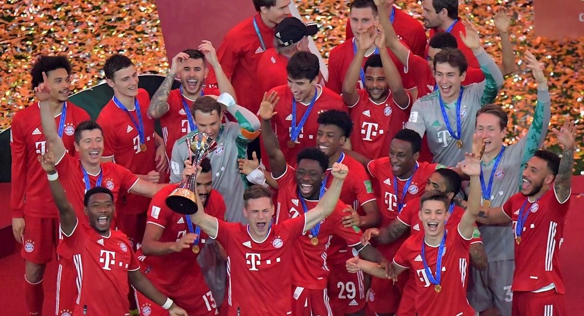 El Bayern Munich celebra su título en el Mundial de Clubes. Foto: EFE
