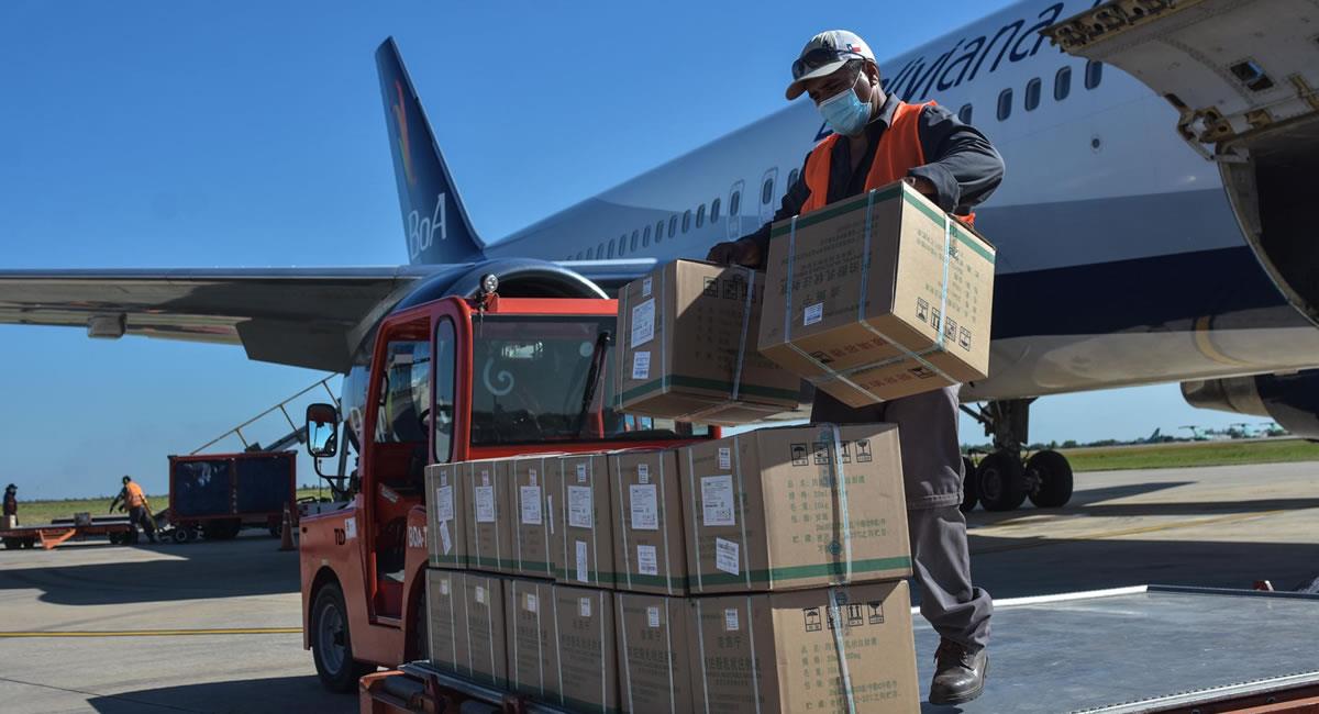 La carga saldrá del Instituto Serum el 21 de marzo y llegará al aeropuerto internacional de El Alto. Foto: ABI