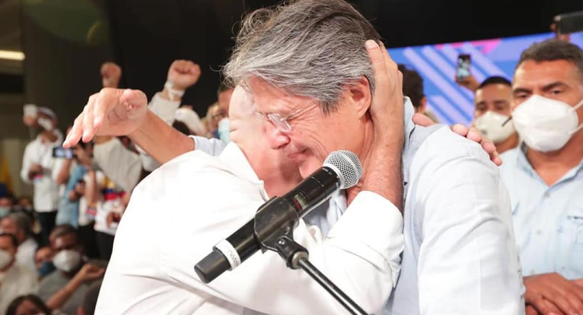 El candidato presidencial del movimiento CREO, Guillermo Lasso Mendoza, fue electo Presidente de Ecuador. Foto: ABI