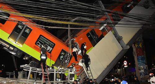 Caos por mortal accidente en el metro de Ciudad de México