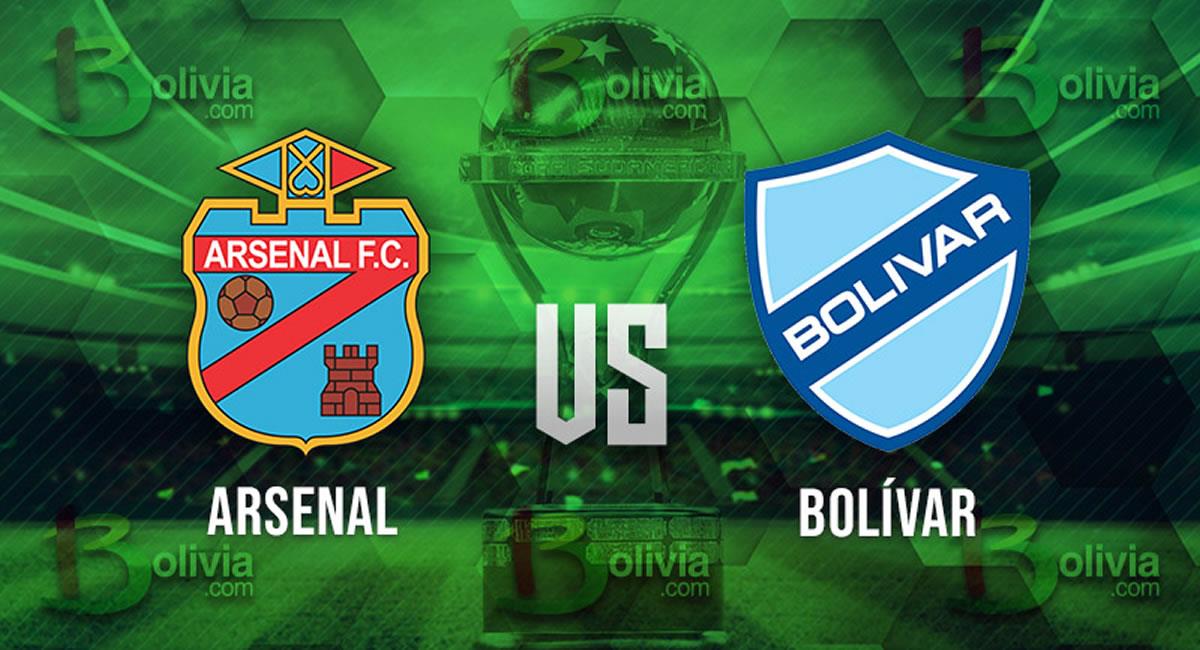 Partido Arsenal vs Bolívar. Foto: Interlatin