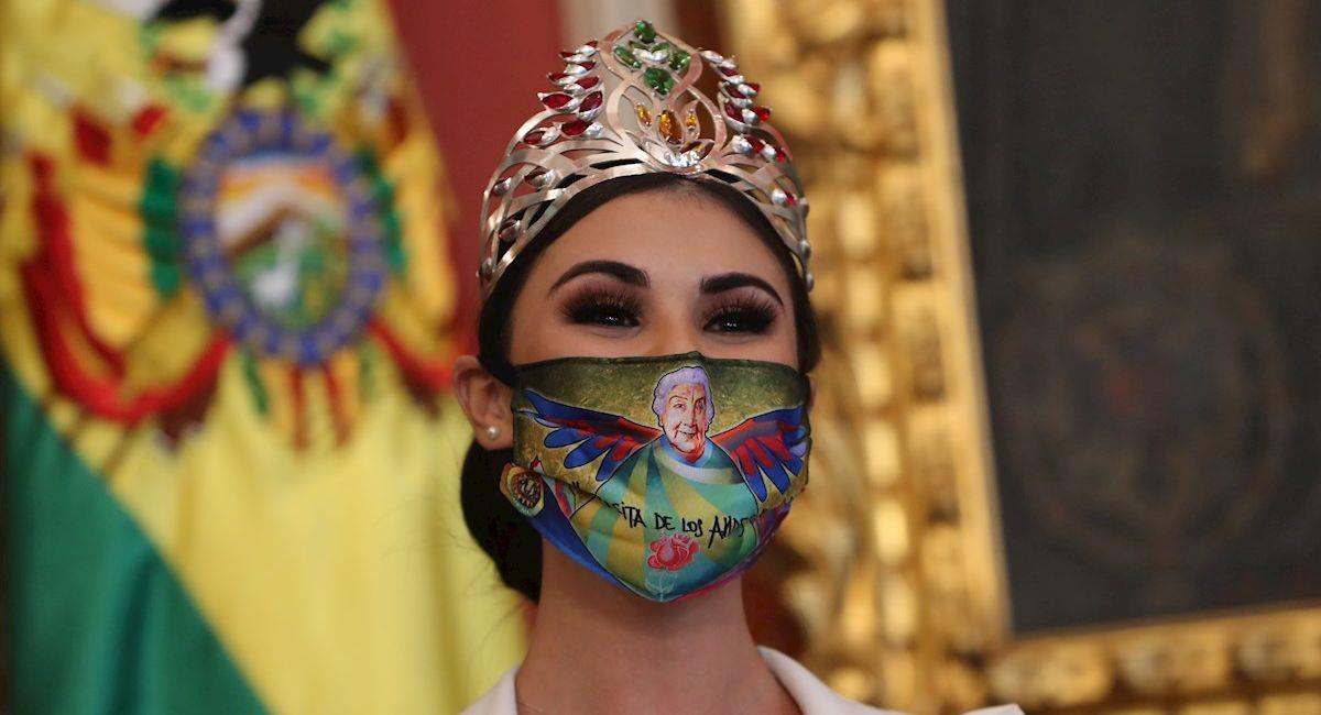 La Miss Bolivia, Lenka Nemer. Foto: EFE