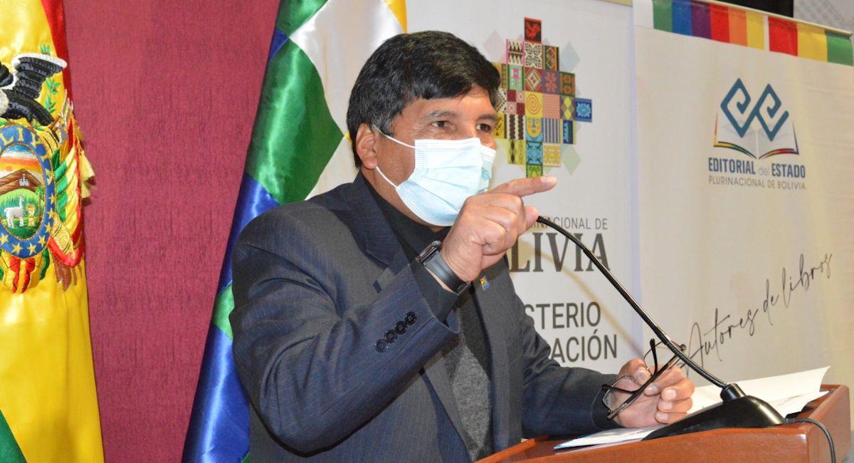 El ministro de Educación, Adrián Quelca. Foto: ABI