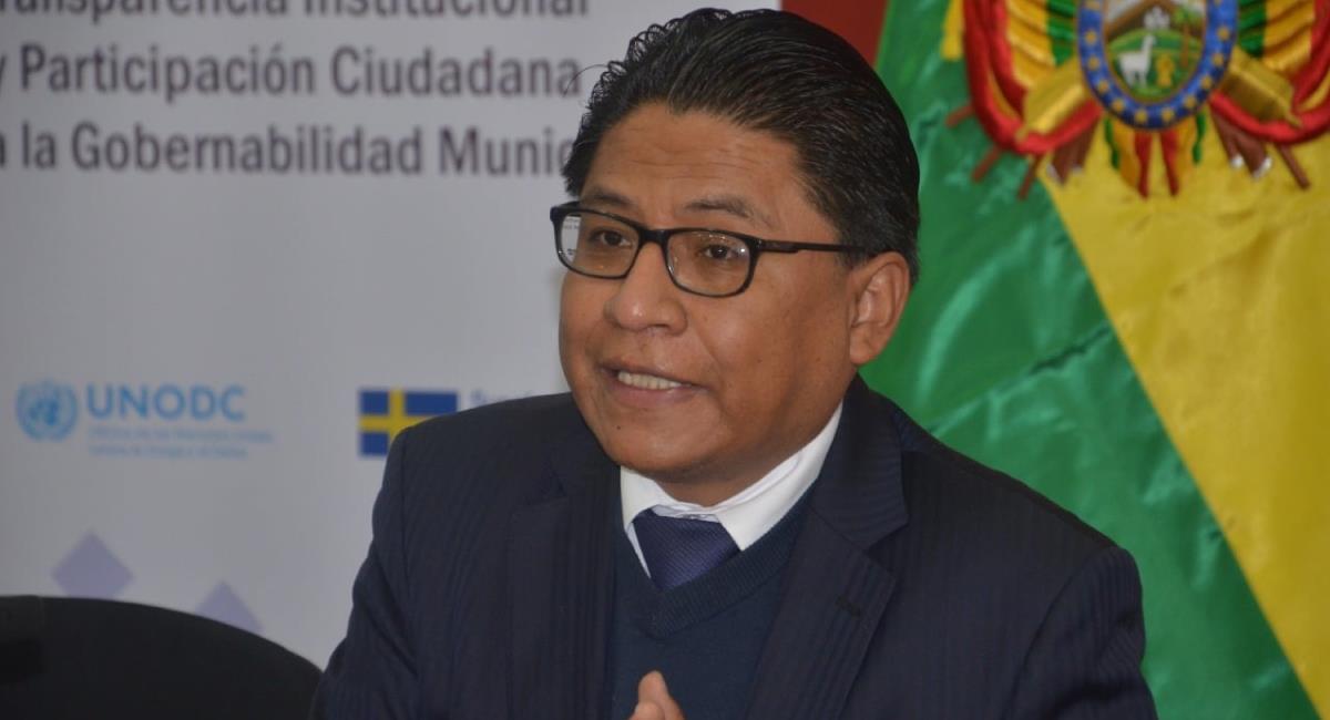 Ministro de Justicia y Transparencia Institucional, Iván Lima. Foto: ABI