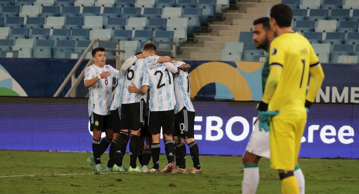 Bolivia perdió 1 - 4 su último partido en la Copa América. Foto: EFE