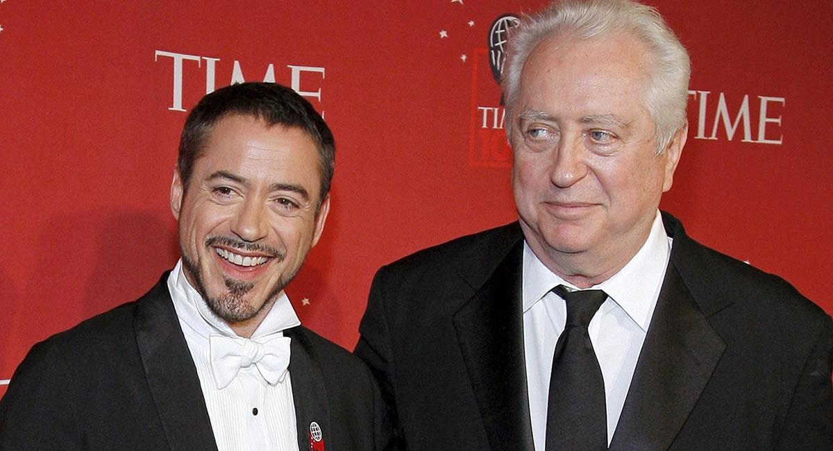 Actor Robert Downey Jr junto a su padre, el cineasta Robert Downey Sr. Foto: EFE