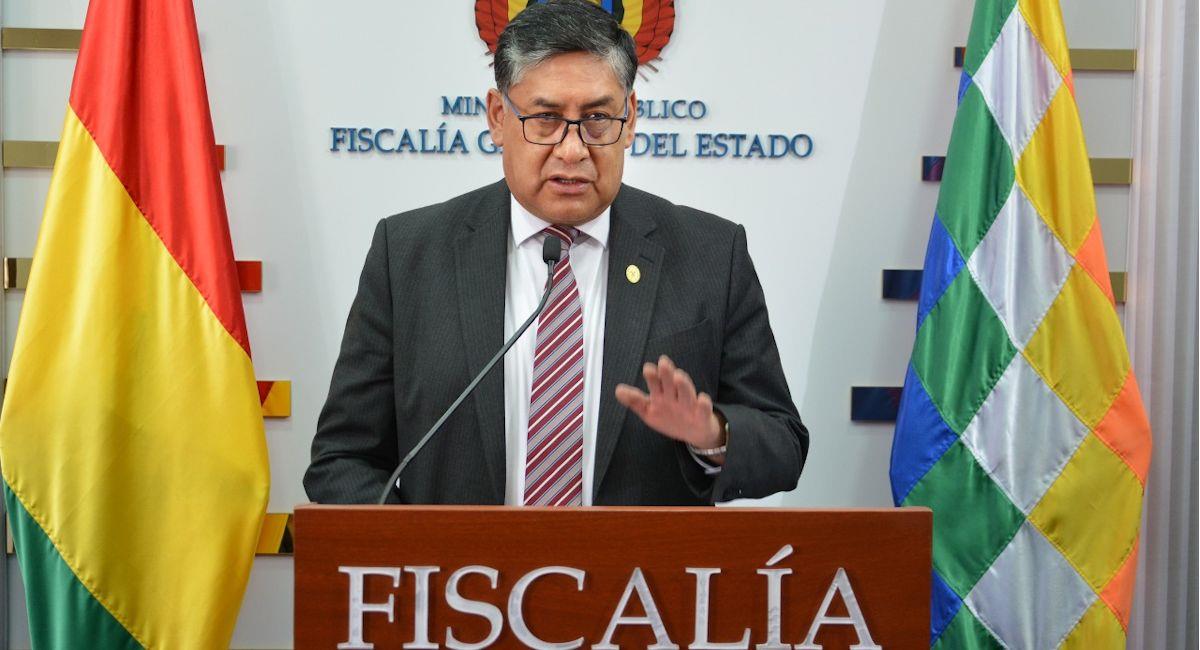 El fiscal general del Estado, Juan Lanchipa. Foto: ABI