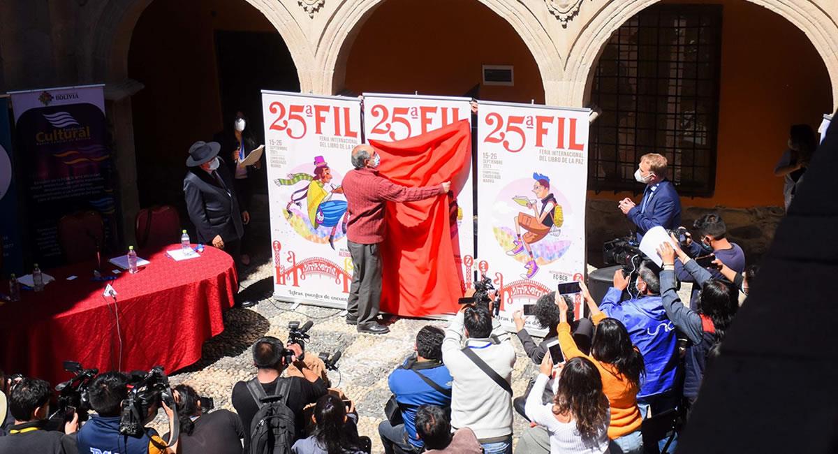 La Feria Internacional del Libro de La Paz se celebrará nuevamente este año tras la suspensión en 2020 por la pandemia. Foto: EFE