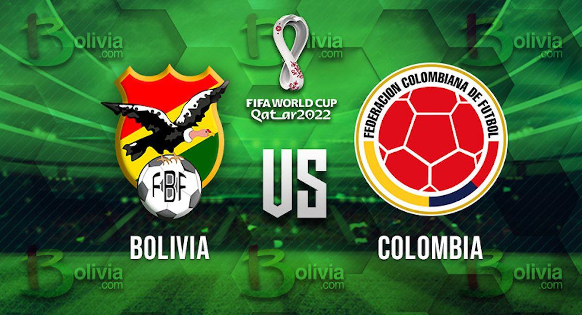 Bolivia vs Colombia. Foto: Interlatin