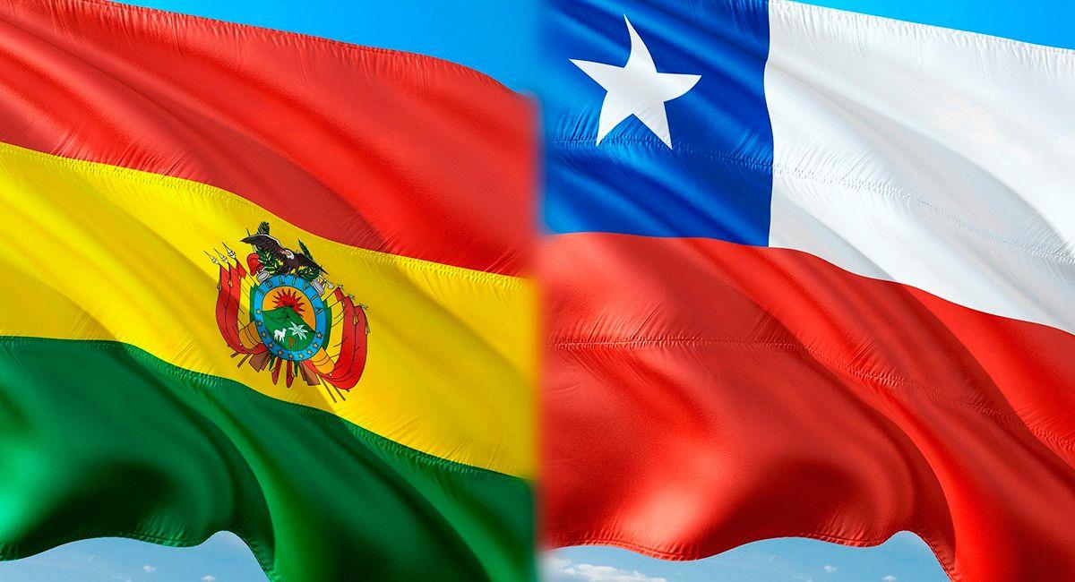 Banderas de Bolivia y Chile. Foto: Pixabay