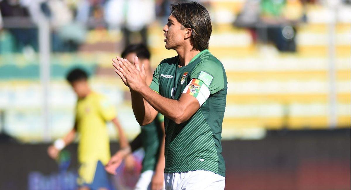 El goleador de la selección boliviana, Marcelo Martins. Foto: Facebook @laverdefbf