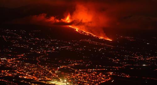 Así se ve La Palma, la isla española 'inundada' por lava volcánica