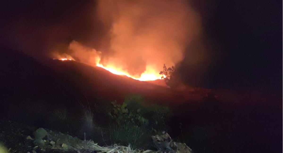 Incendios afectaron a 30 hectáreas del Parque Tunari. Foto: ABI