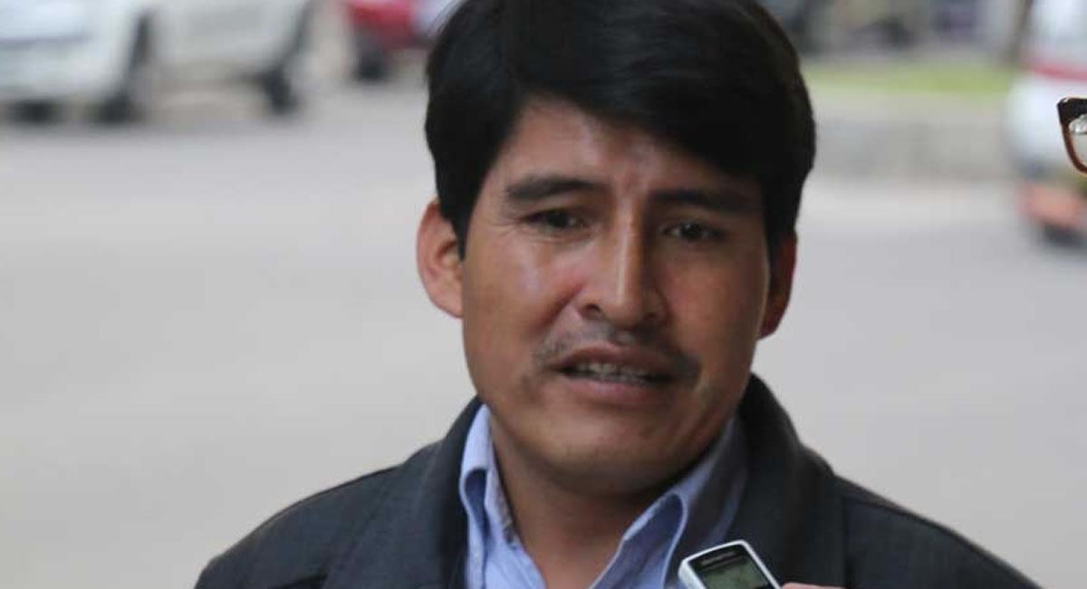 Imputación formal en contra del gobernador de Chuquisaca, Damián Condori. Foto: ABI