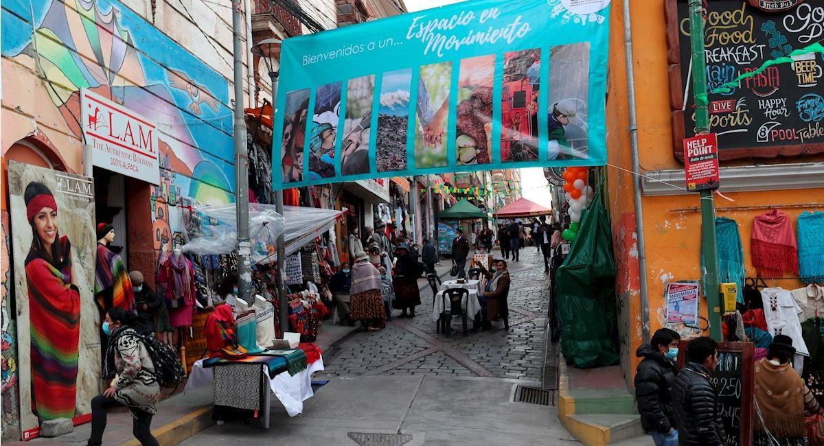 Mercado de las Brujas en La Paz. Foto: EFE