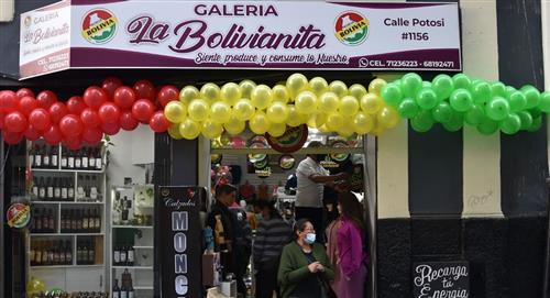 "La Bolivianita": artesanos inauguran galería con productos nacionales