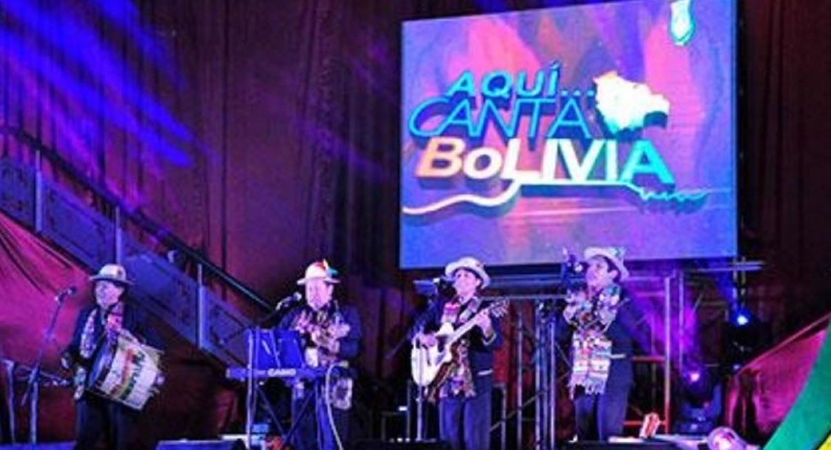 XXVIII Festival Nacional de la Canción Boliviana Aquí Canta Bolivia 2021. Foto: ABI