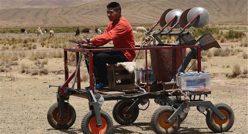 Satiri, el invento de un boliviano que simplifica la agricultura
