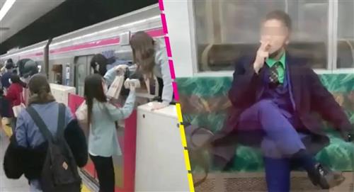 Joven disfrazado de Joker ataca con cuchillo a pasajeros en el metro de Tokio