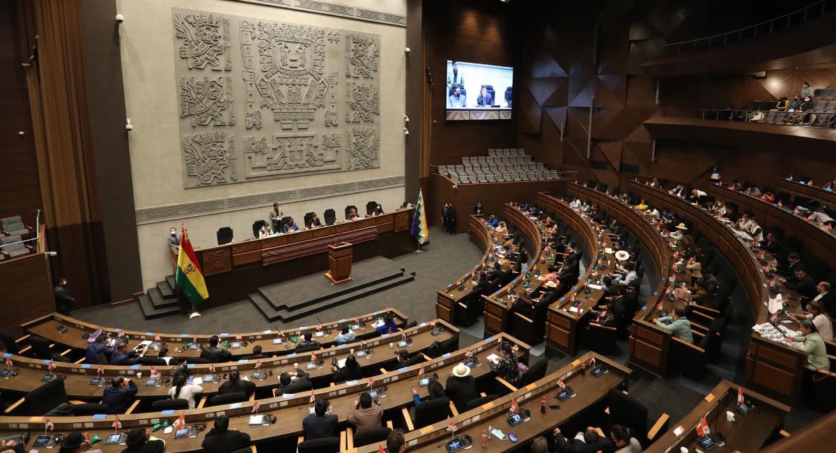 Foto de archivo: clausura del Parlamento en La Paz. Foto: EFE