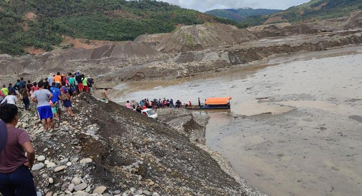 Seis personas desparecieron en el desbordamiento del río Mapiri. Foto: ABI