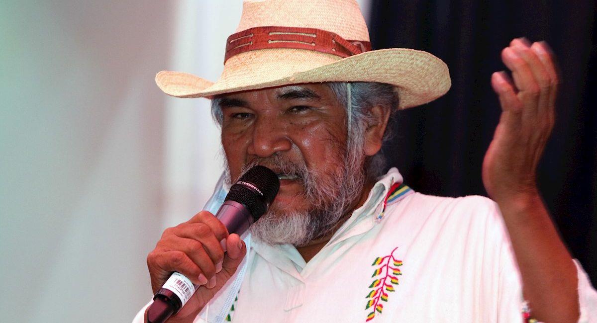 El líder indígena Marcial Fabricano. Foto: EFE