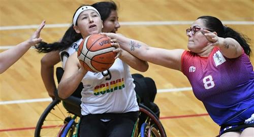 Selección boliviana de baloncesto sobre silla de ruedas logra la victoria ante Chile