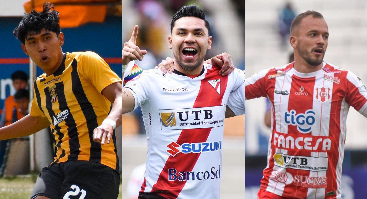 Jugadores de los tres clubes que definirán el título del torneo boliviano. Foto: Facebook
