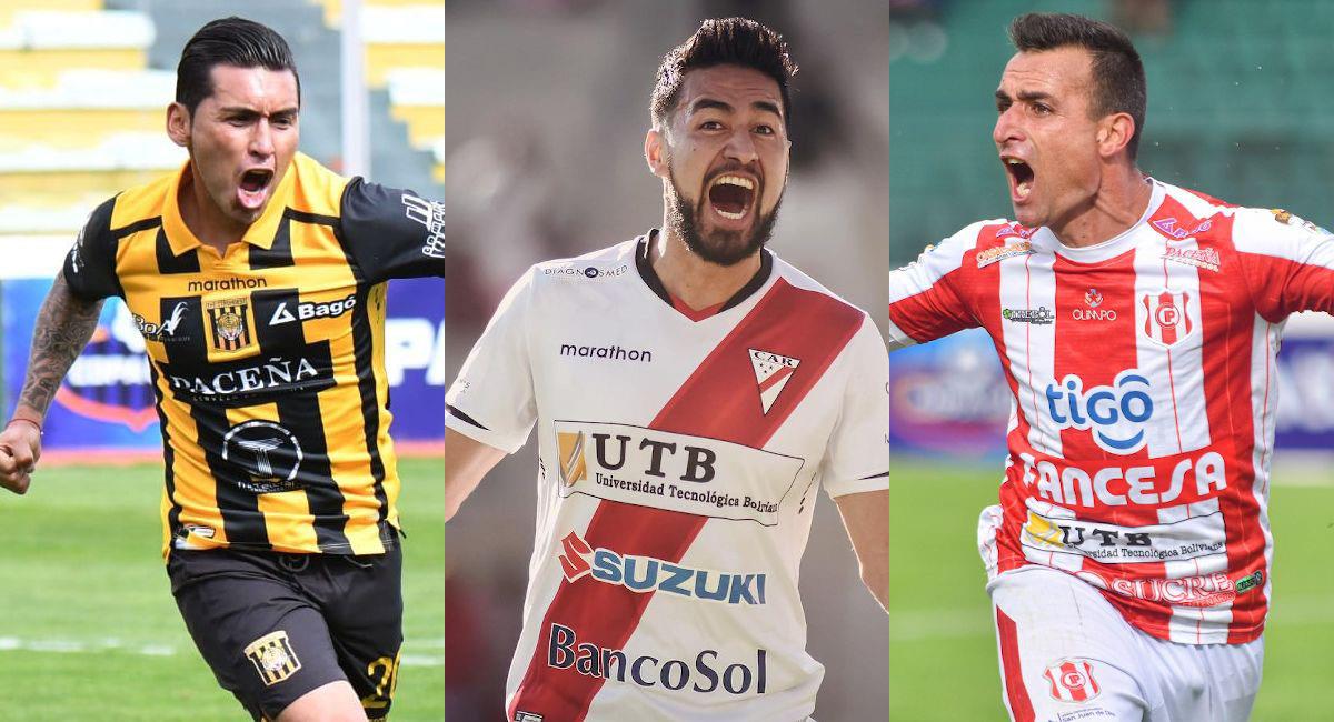 Jugadores de The Strongest, Always Ready e Independiente Petrolero. Foto: Facebook
