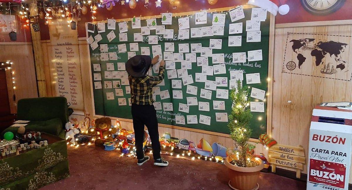 La Campaña “Cartas de Esperanza” invita a niños a escribir a Papa Noel. Foto: ABI