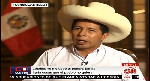 Polémica en Perú por declaraciones de Castillo respecto a salida marítima para Bolivia