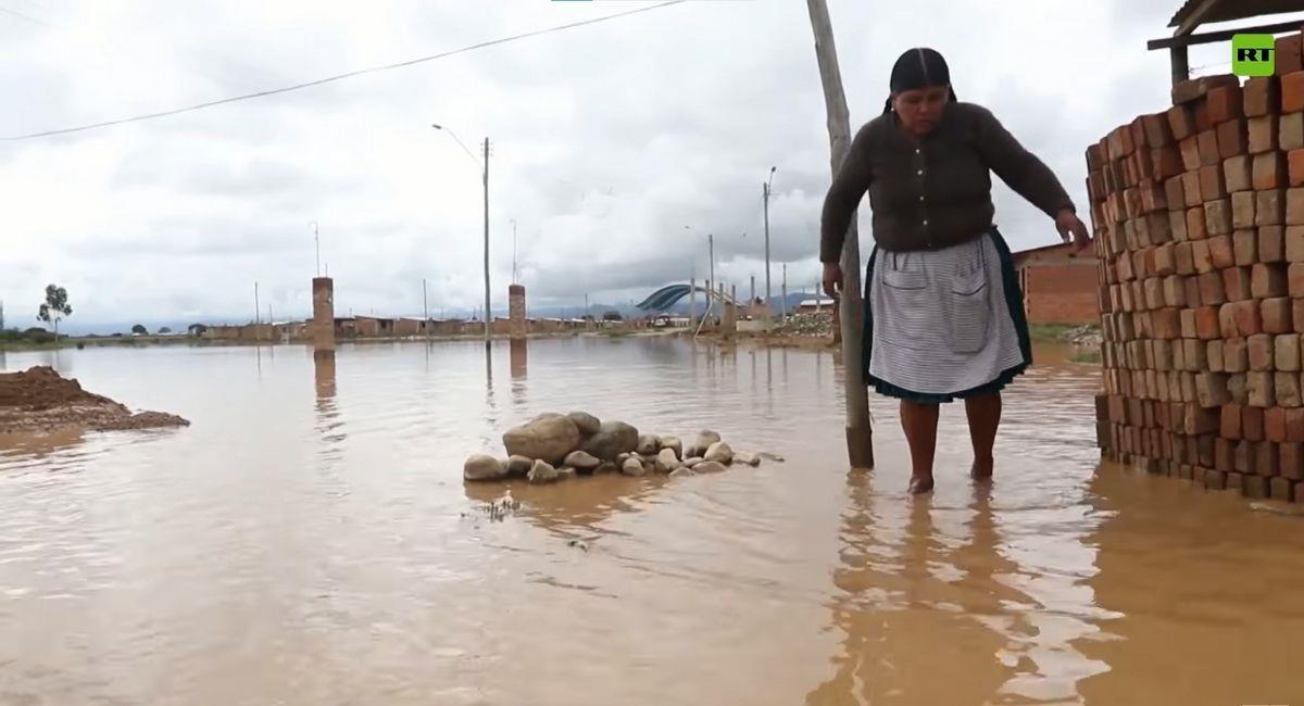 Inundaciones registradas en Bolivia a causa de lluvias. Foto: Youtube