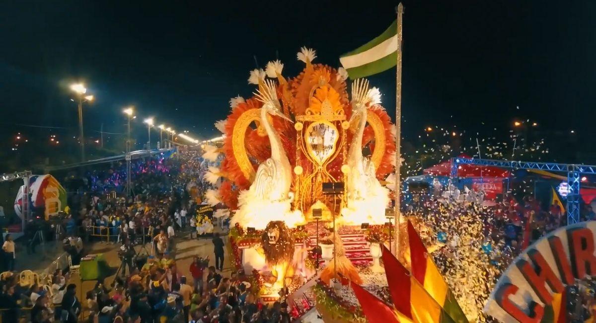 Corso en el Carnaval de Santa Cruz. Foto: Youtube