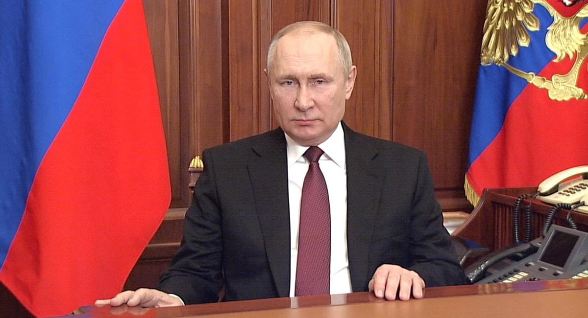 Presidente de Rusia, Vladimir Putin
. Foto: EFE
