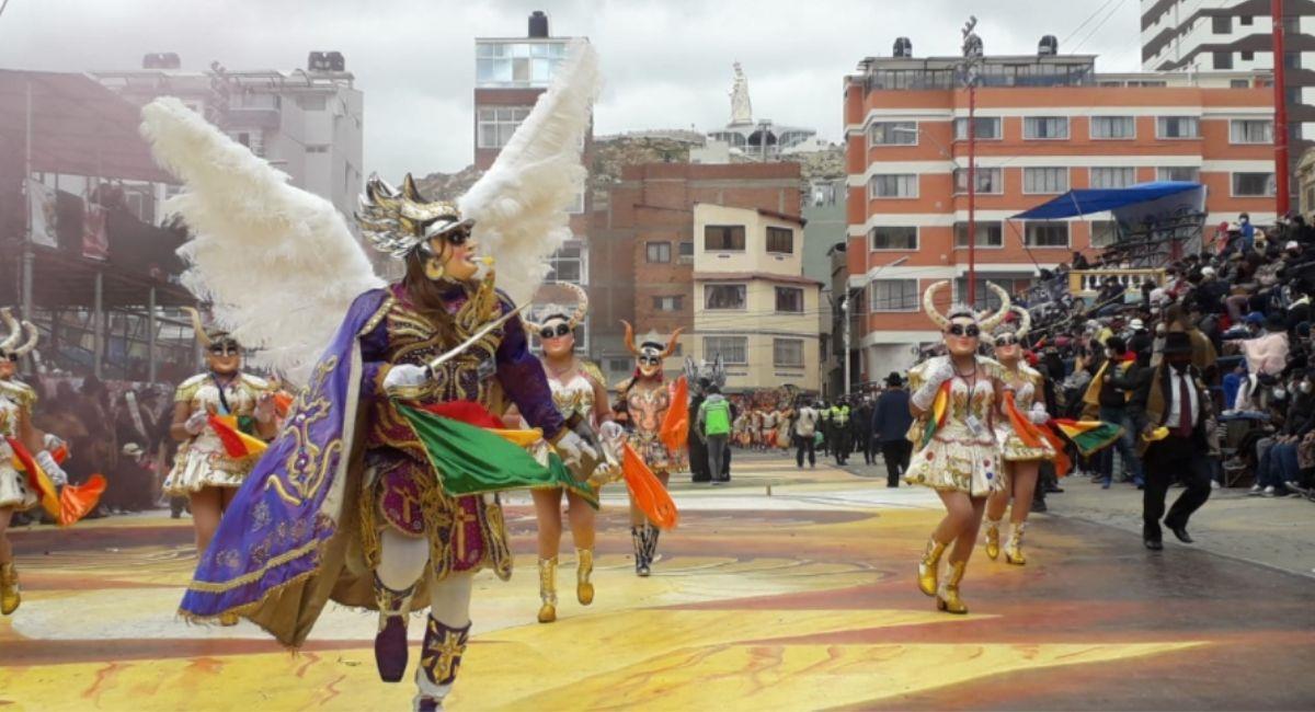 Diablada en la Entrada del Carnaval de Oruro 2022. Foto: ABI
