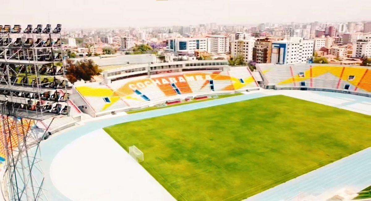 Estadio Félix Capriles de Cochabamba. Foto: Youtube
