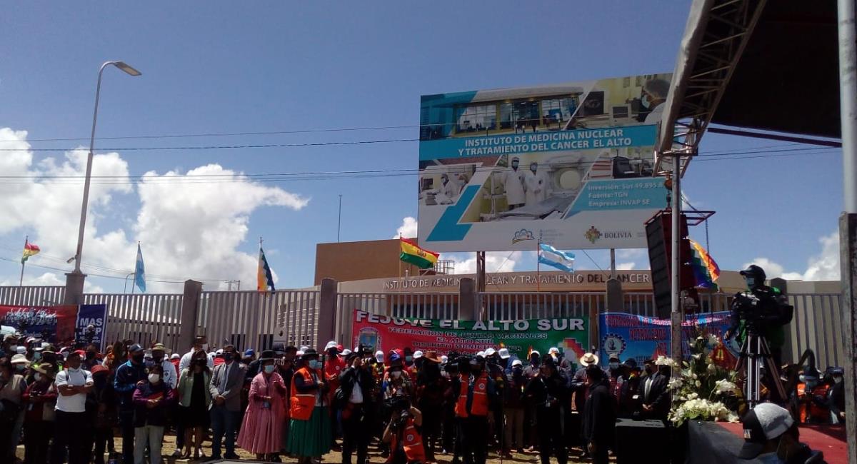 Primer Centro de Medicina Nuclear y Radioterapia en El Alto. Foto: ABI