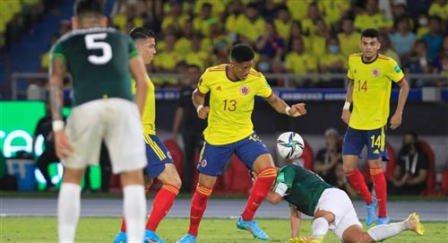 Bolivia cae ante Colombia y el seleccionado cafetalino está más cerca de la repesca a Qatar 2022